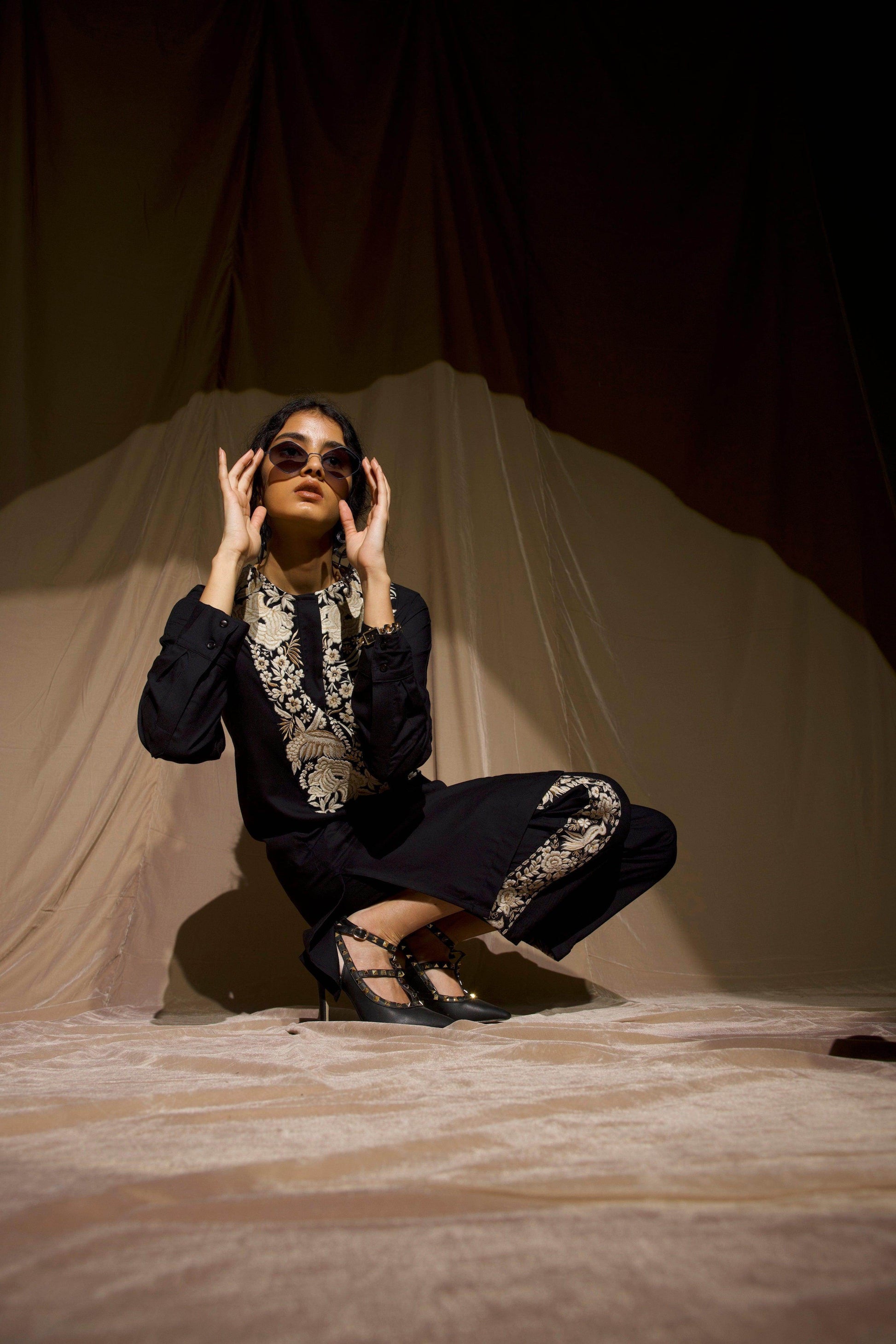 GARA STITCH TUXEDO PANT - dash and dot