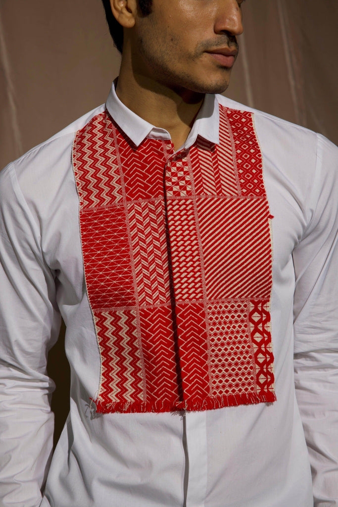 JACQUARD BIB SHIRT - dash and dot dash and dot