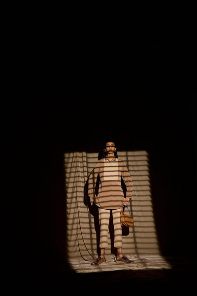 TUXEDO STRIPE PANT - dash and dot