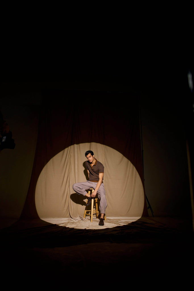 JACQUARD POLO - dash and dot dash and dot