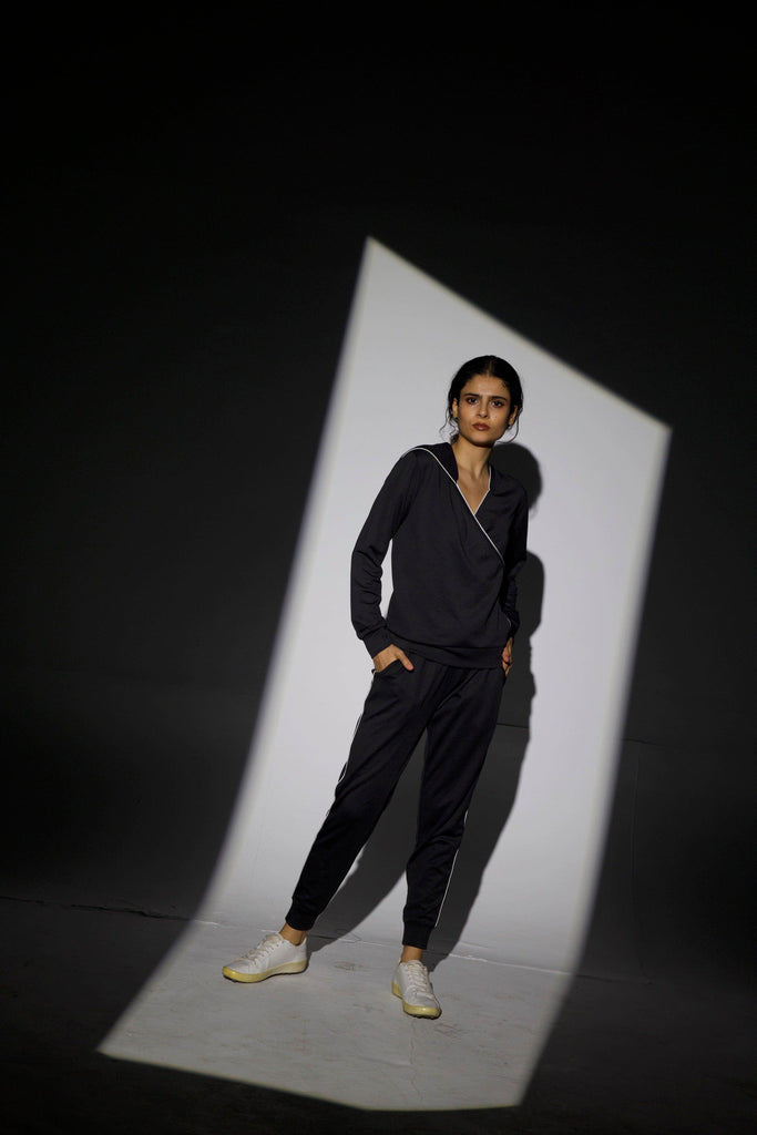 PIPED JOGGER PANT - dash and dot dash and dot