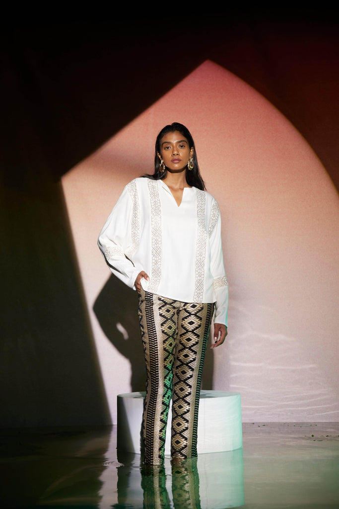 GOTA STRIPE TOP - dash and dot dash and dot