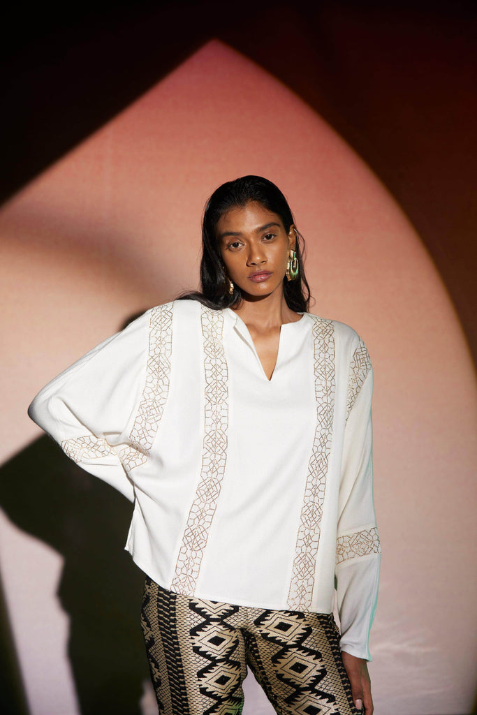 GOTA STRIPE TOP - dash and dot dash and dot