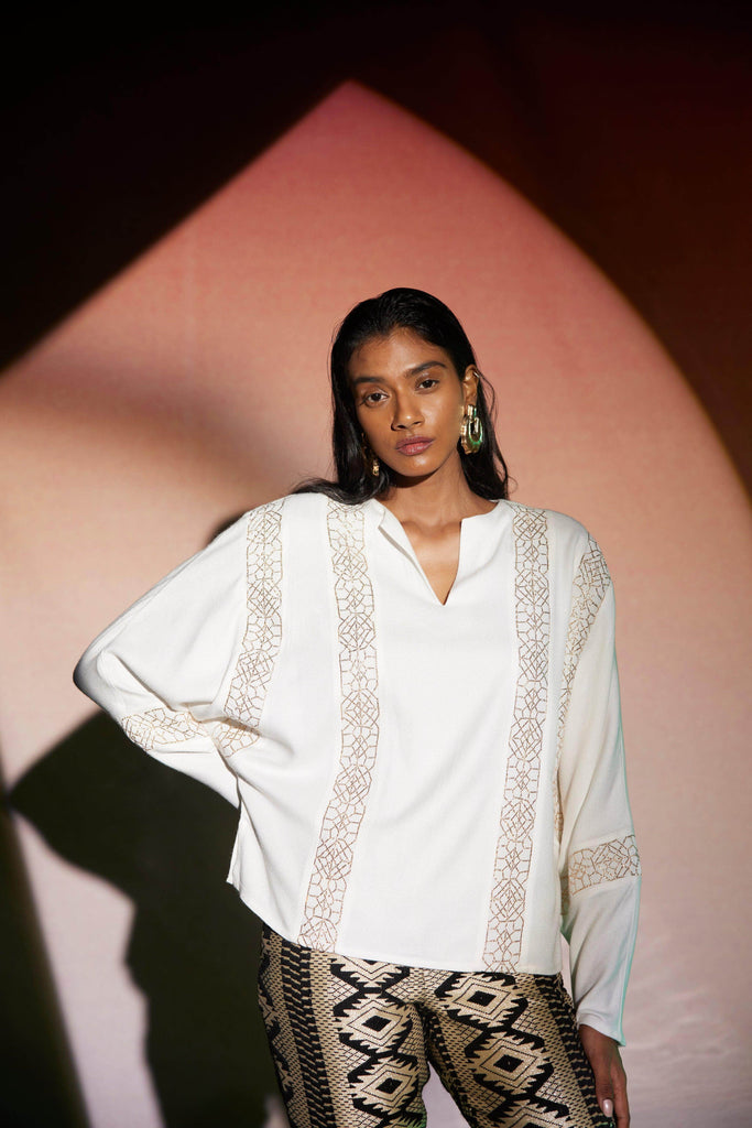 GOTA STRIPE TOP - dash and dot dash and dot