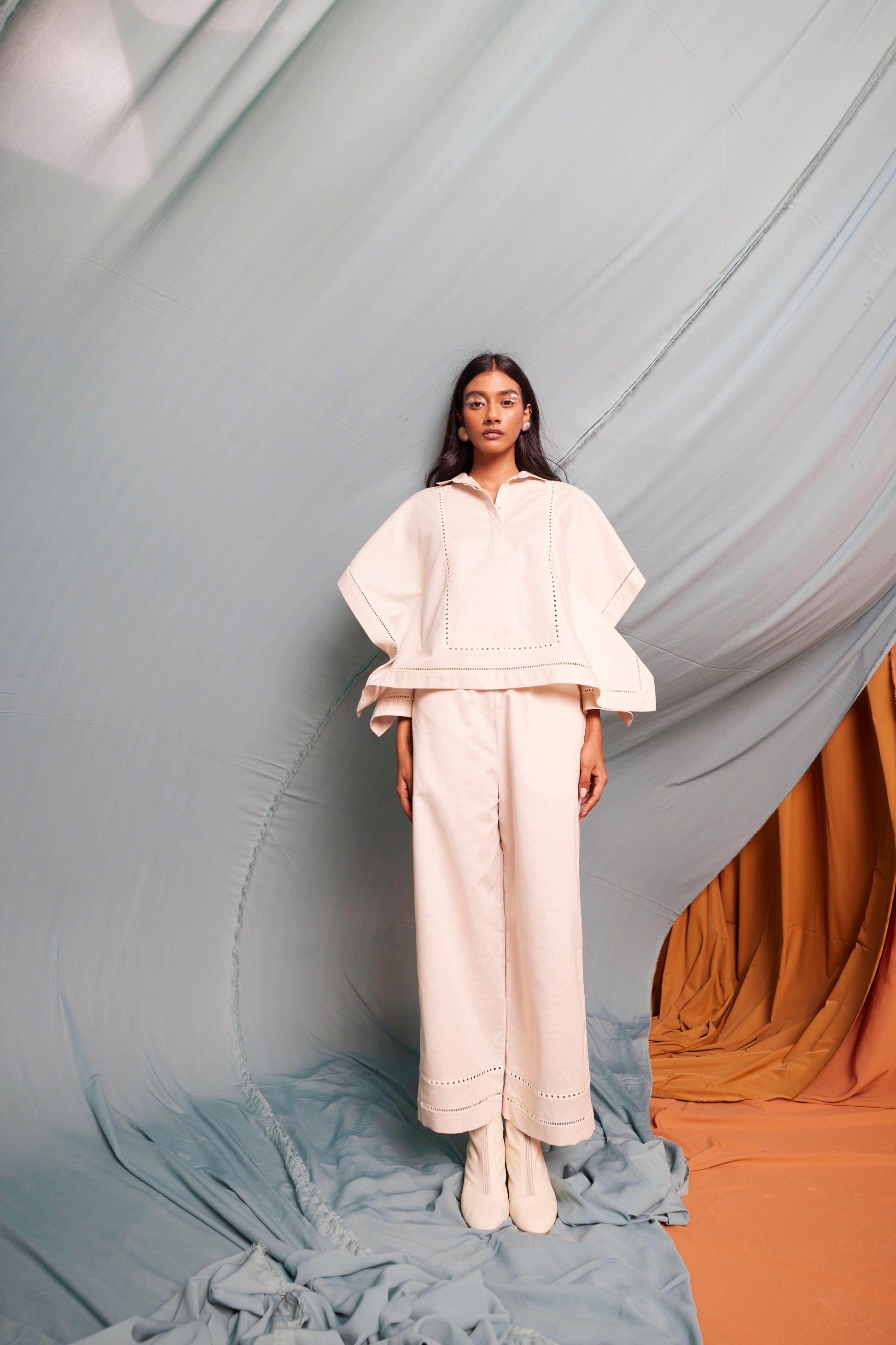 LINEN LACE PANTS - dash and dot