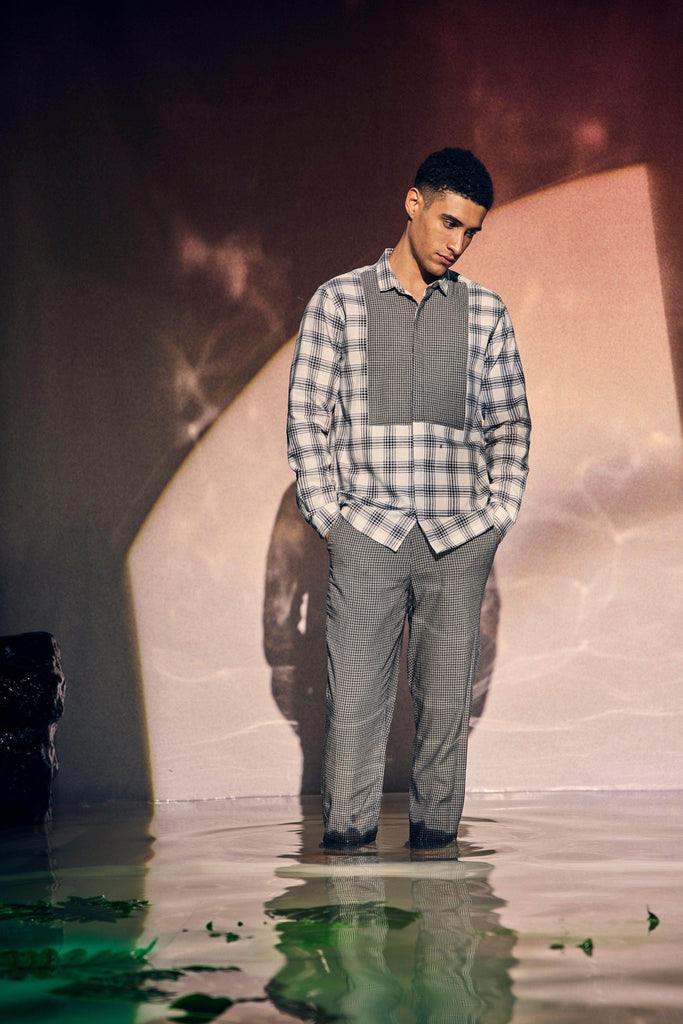 CHECKED PANTS - dash and dot dash and dot