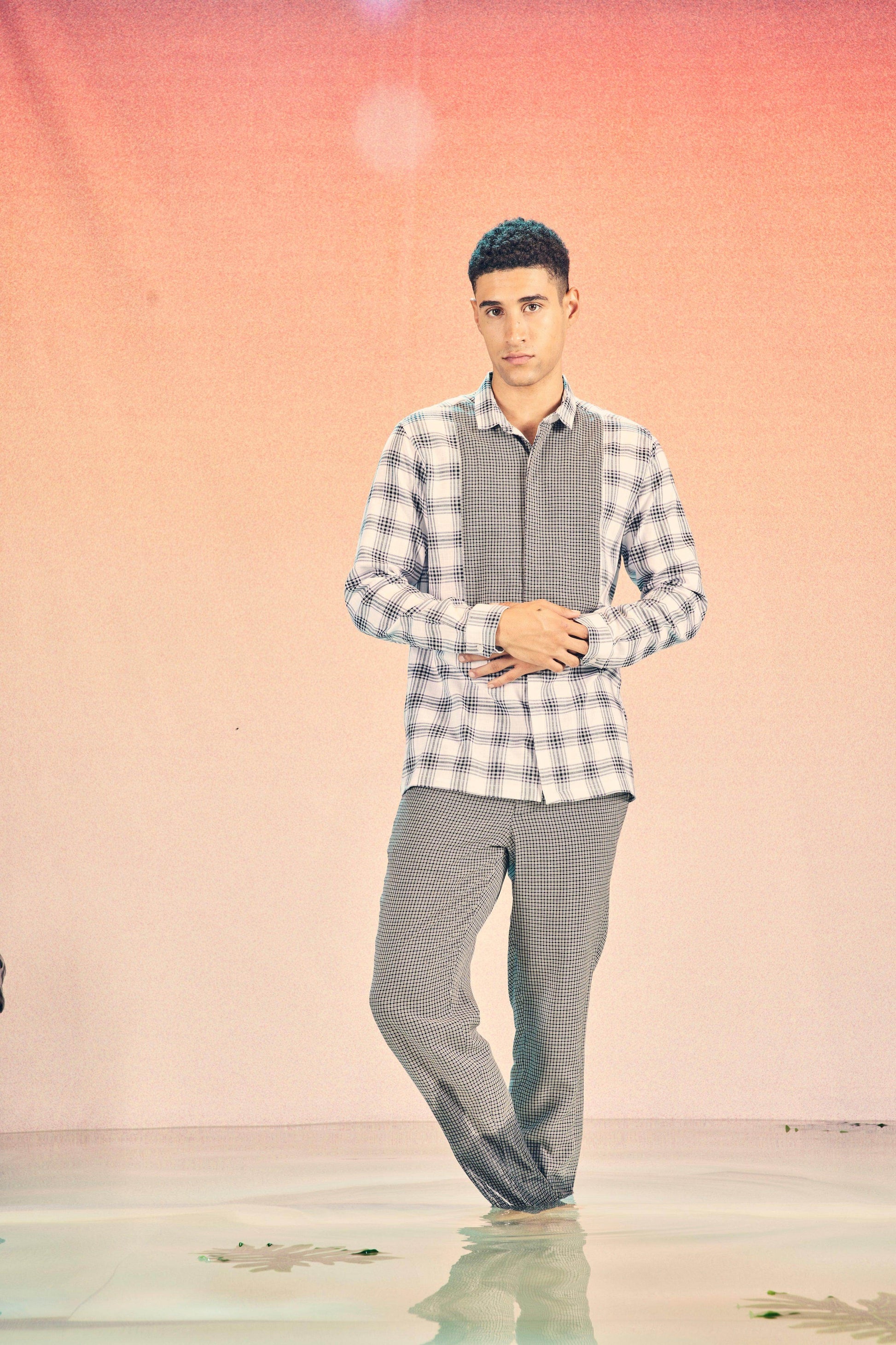 CHECKED PANTS - dash and dot