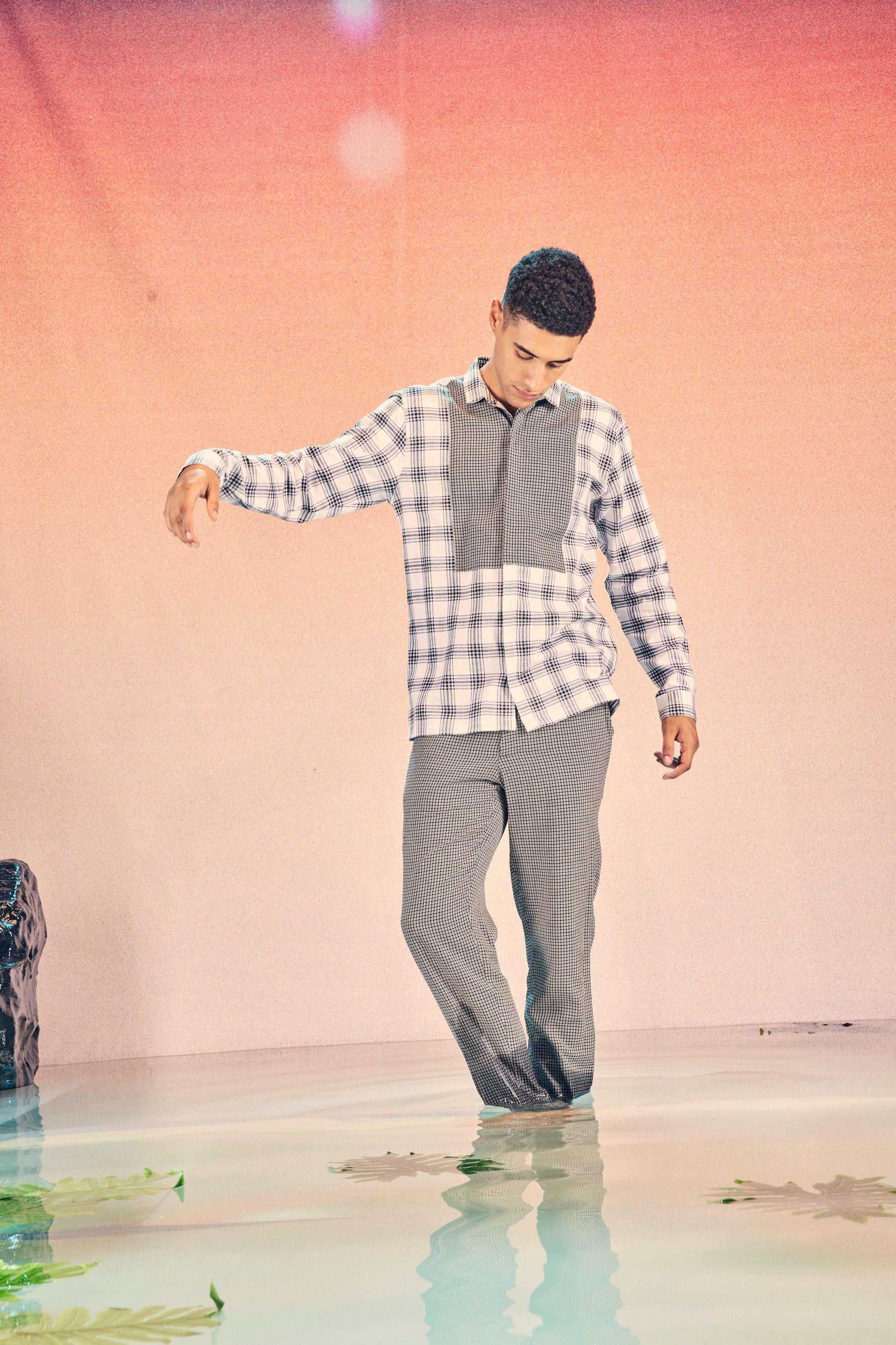 CHECKED PANTS - dash and dot