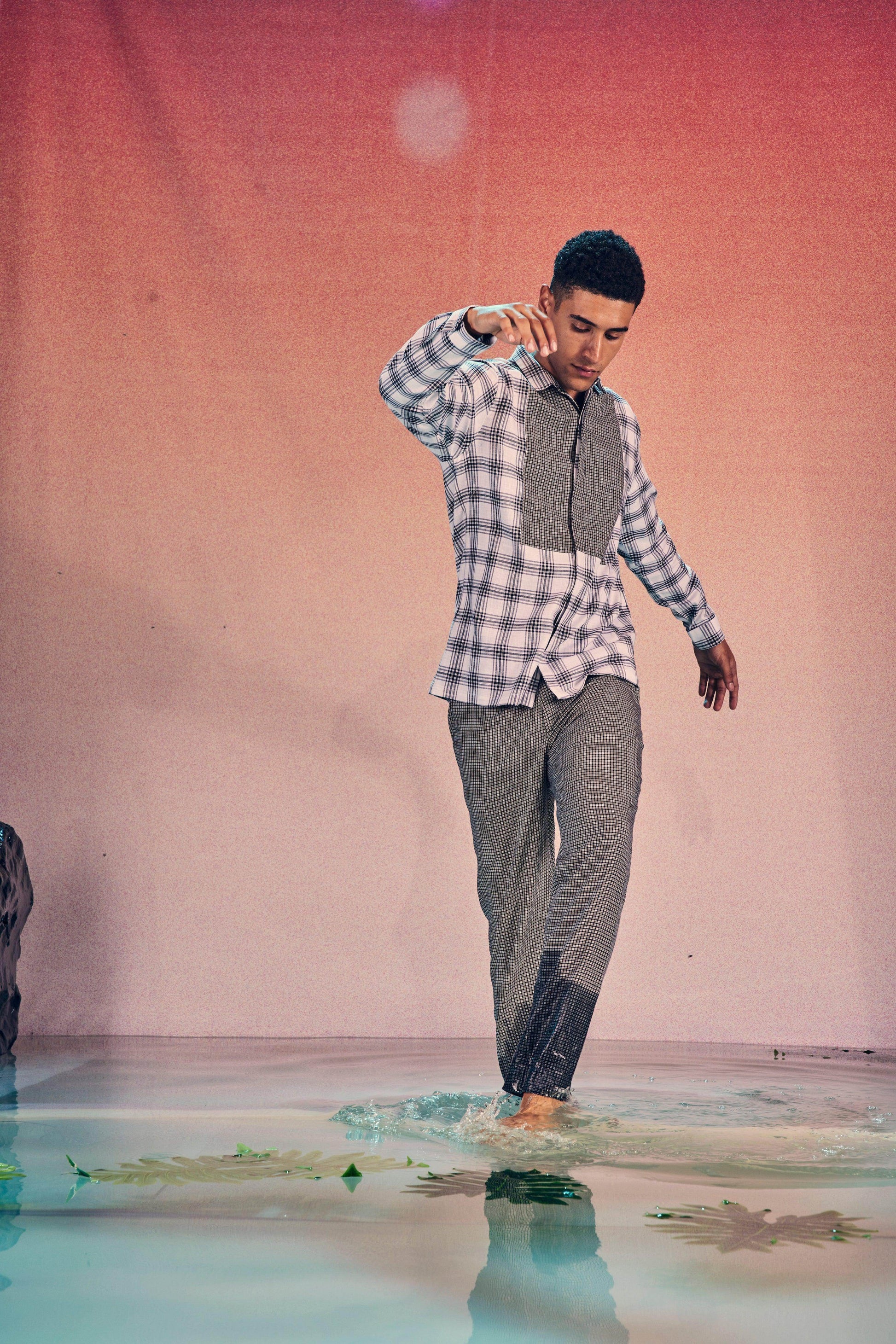 CHECKED PANTS - dash and dot