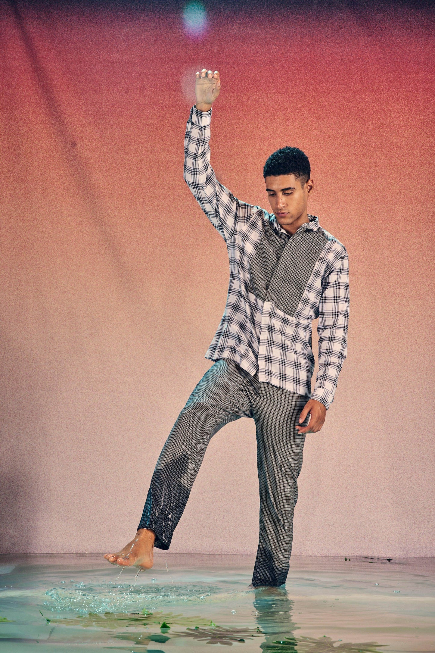 CHECKED PANTS - dash and dot