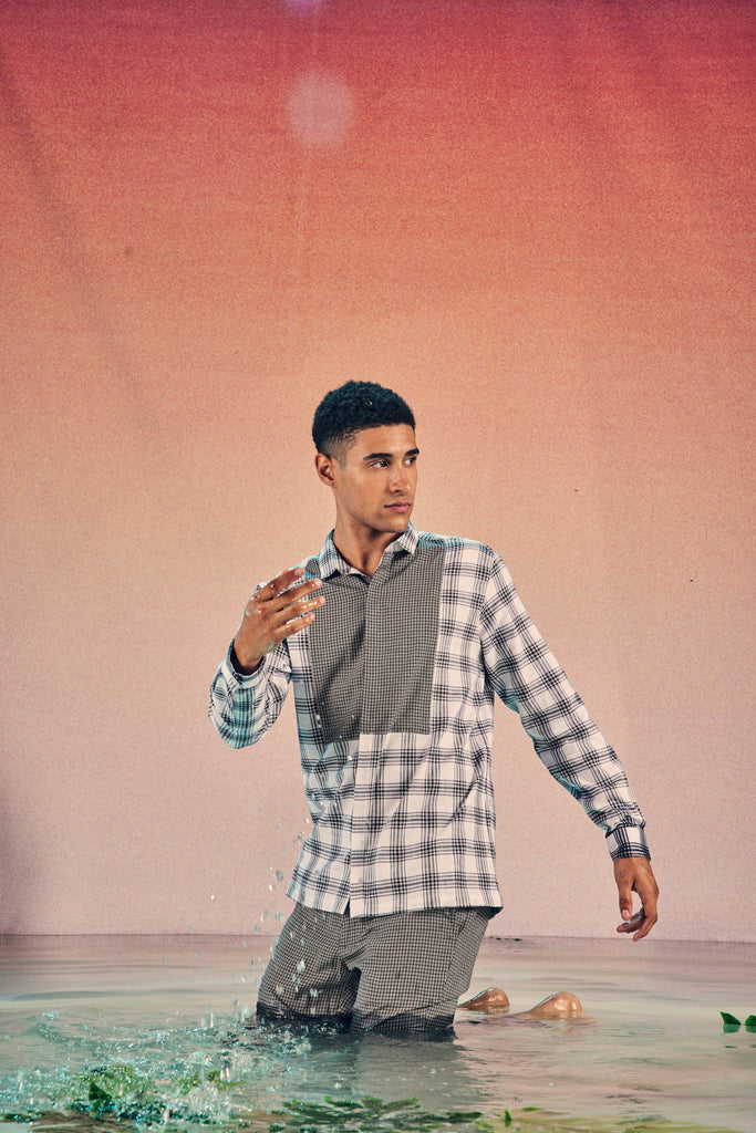 CHECKED PANTS - dash and dot dash and dot