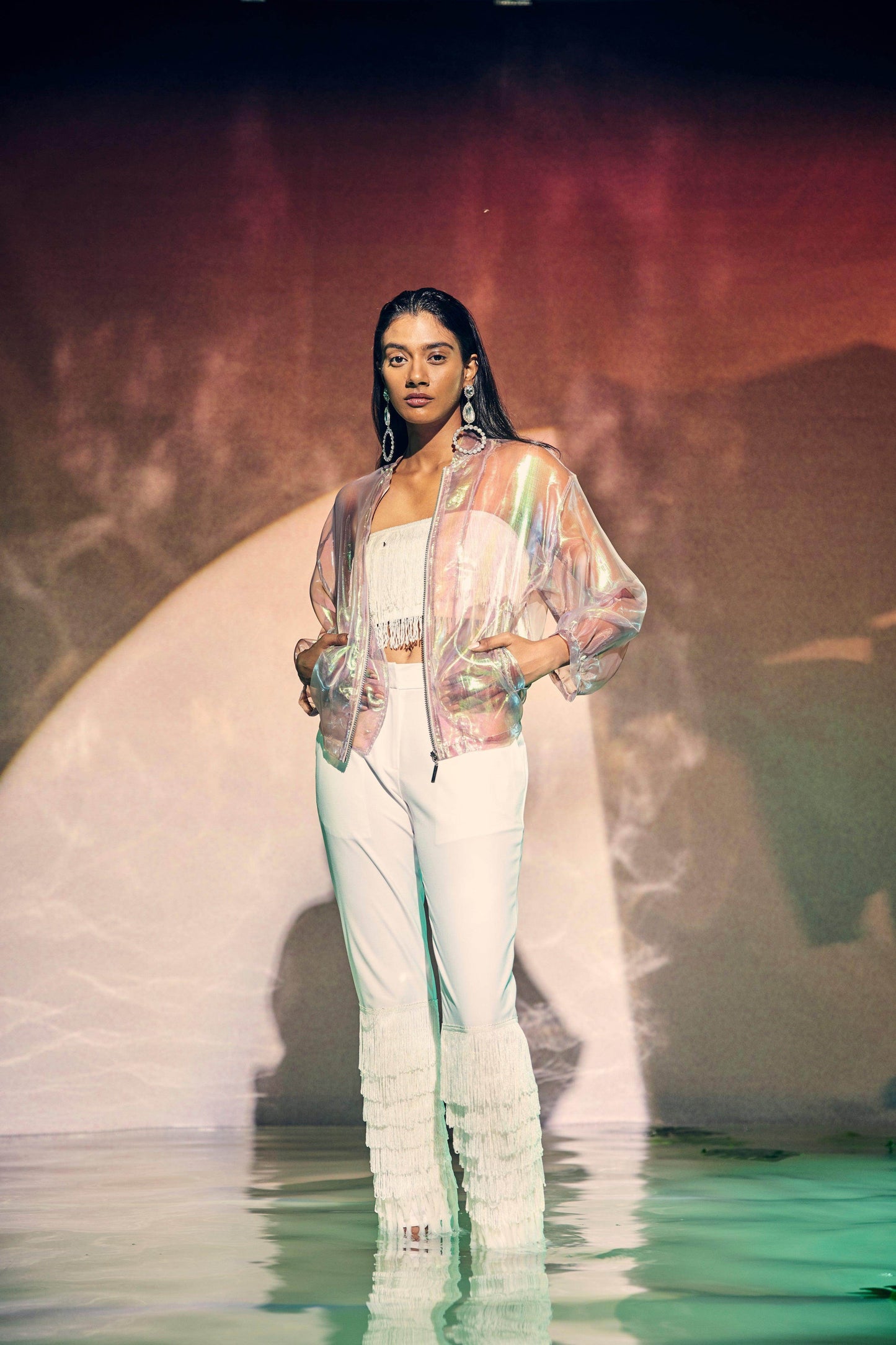 FRINGE HEM PANT - dash and dot