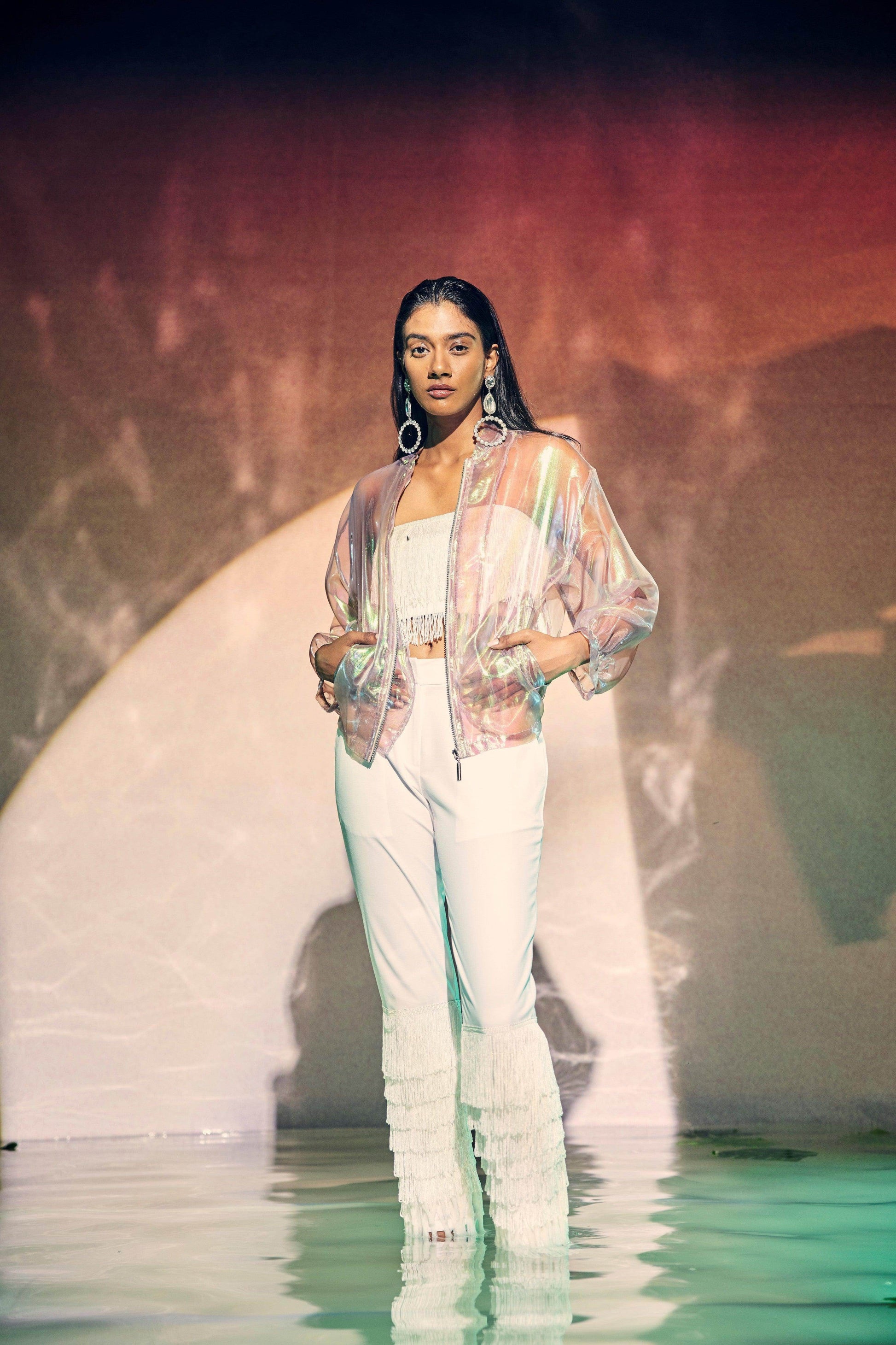 FRINGE HEM PANT - dash and dot