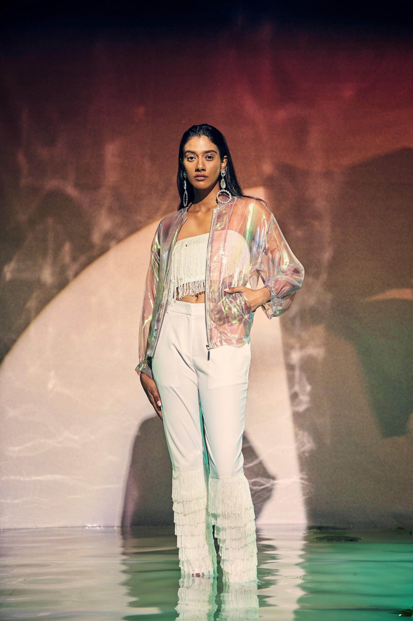 FRINGE HEM PANT - dash and dot