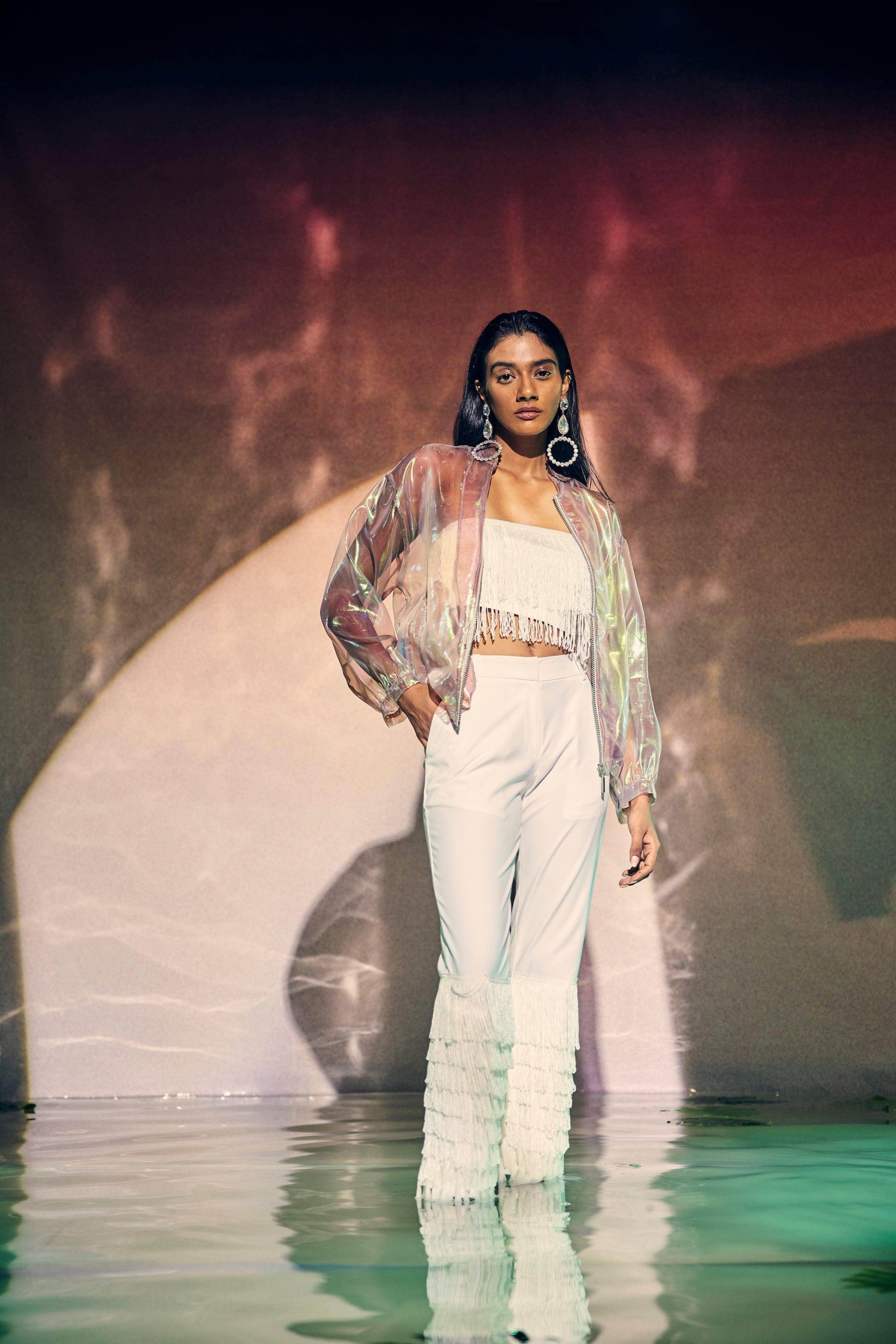 FRINGE HEM PANT - dash and dot