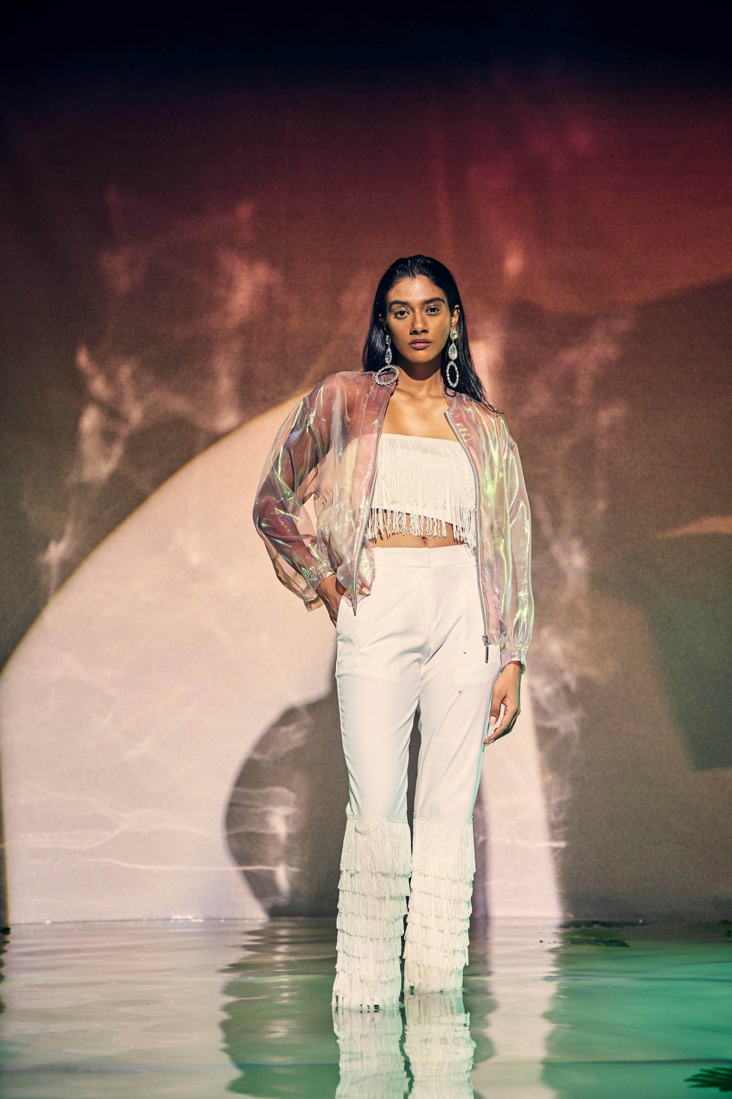 FRINGE HEM PANT - dash and dot