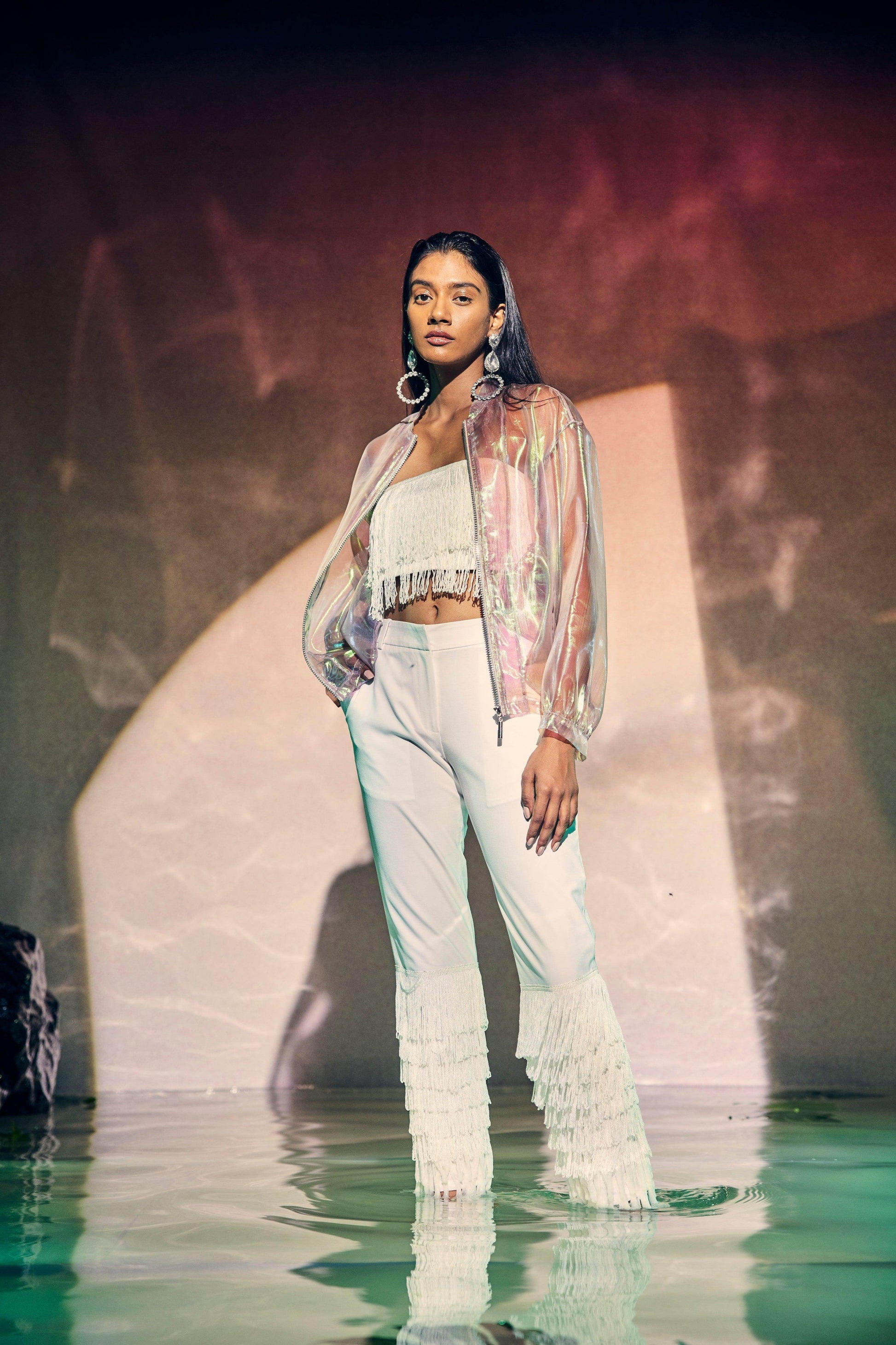 FRINGE HEM PANT - dash and dot