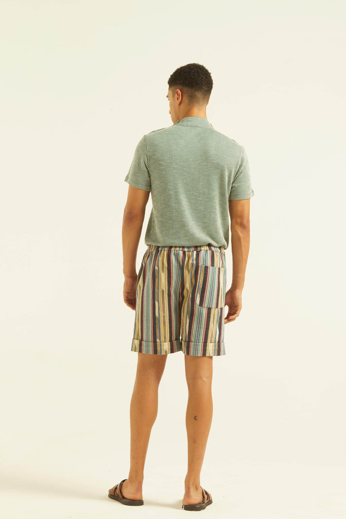 TRIBAL STRIPE SHORTS - dash and dot dash and dot