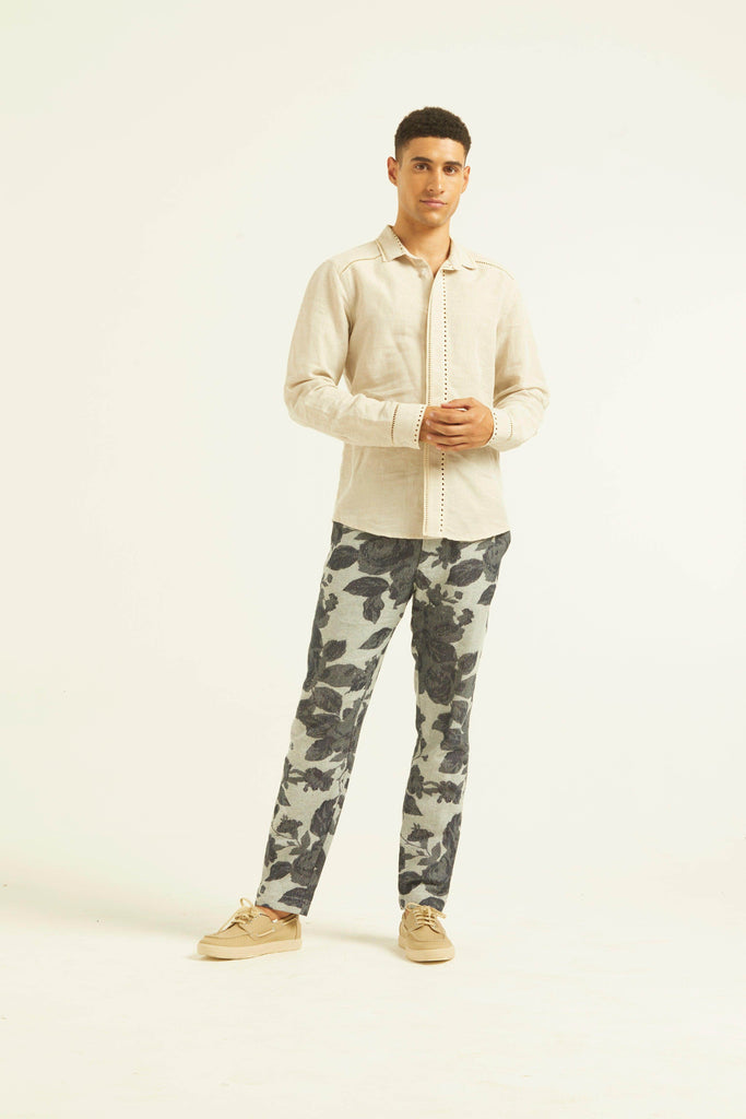 JACQUARD PANTS - dash and dot dash and dot