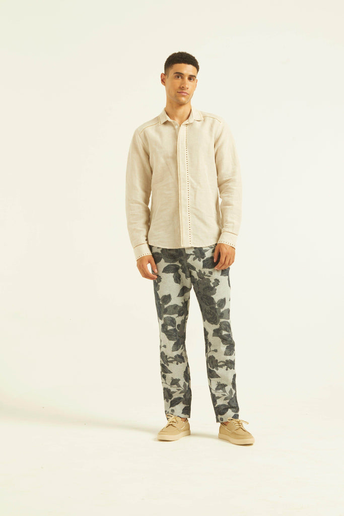 JACQUARD PANTS - dash and dot dash and dot