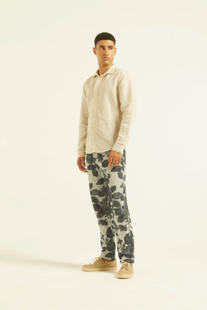 JACQUARD PANTS - dash and dot dash and dot