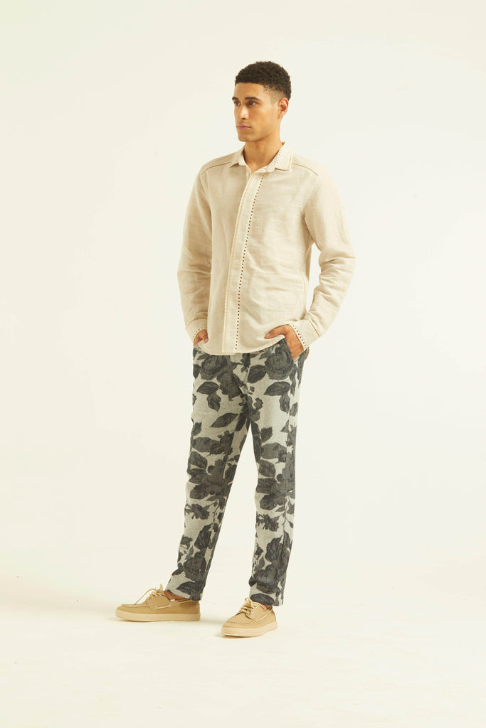 JACQUARD PANTS - dash and dot dash and dot