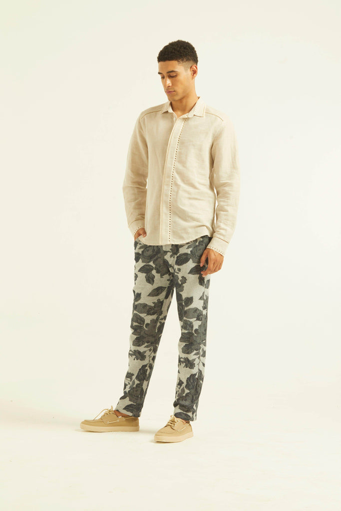 JACQUARD PANTS - dash and dot dash and dot