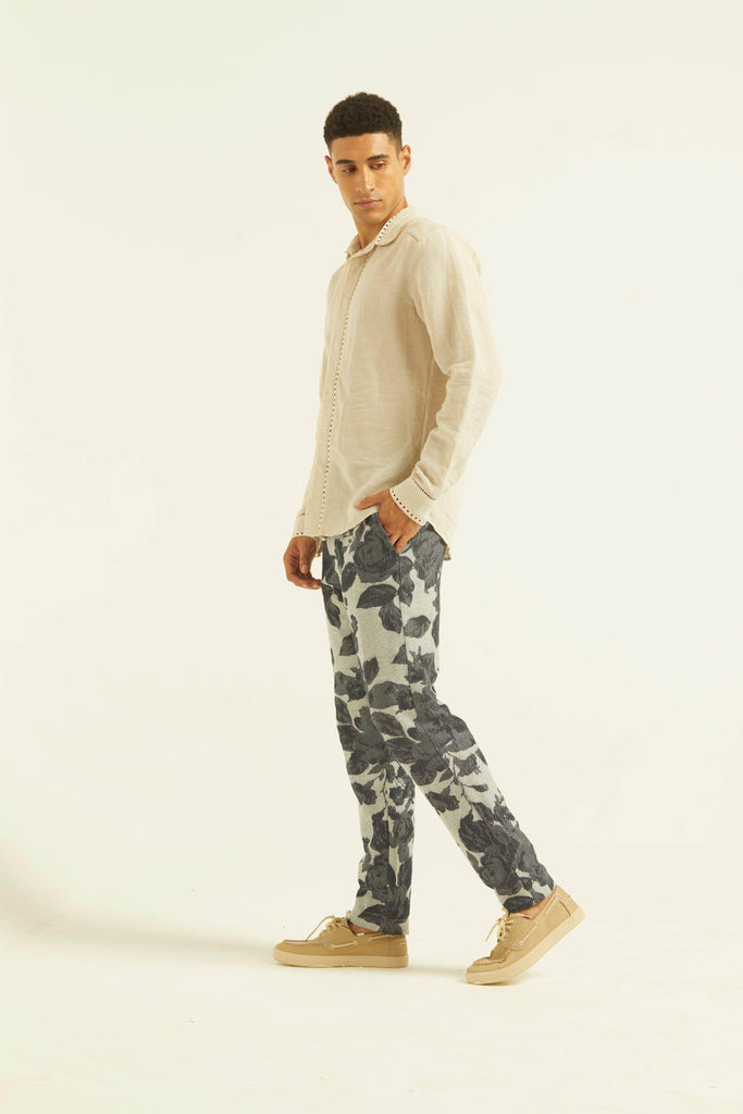 JACQUARD PANTS - dash and dot dash and dot