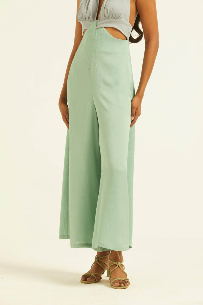 HALTER CUTOUT JUMPSUIT - dash and dot dash and dot