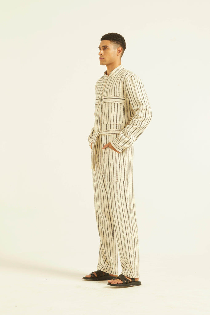 STRIPE JUMPSUIT - dash and dot dash and dot