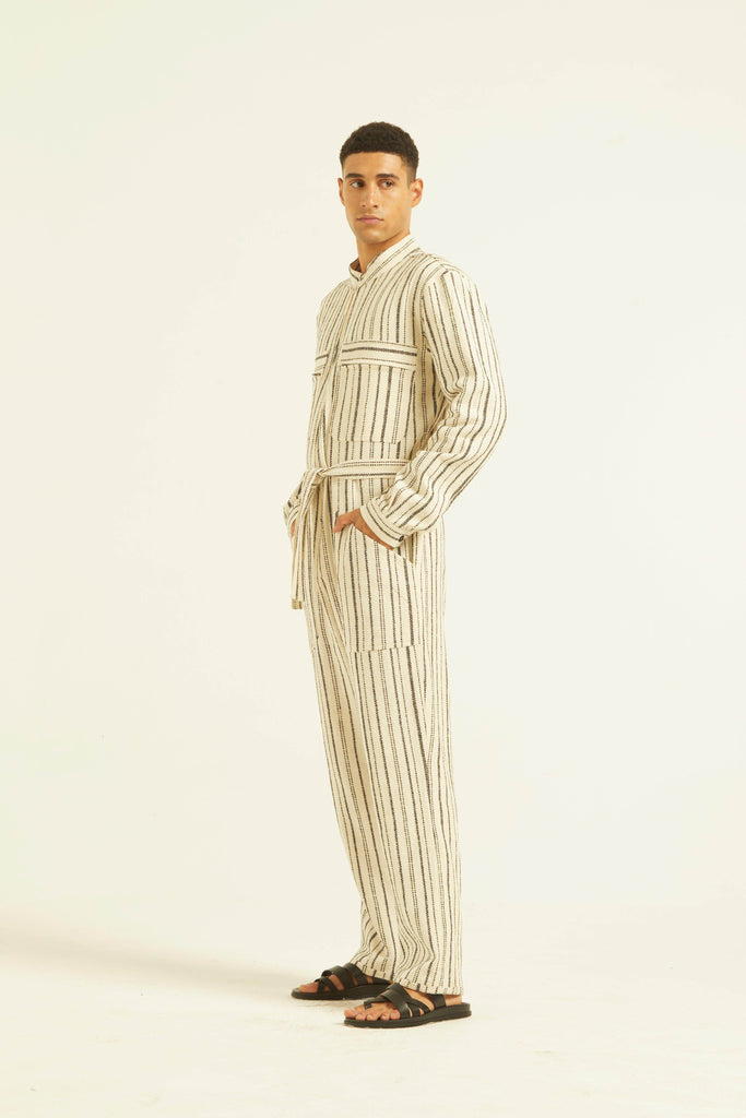 STRIPE JUMPSUIT - dash and dot dash and dot