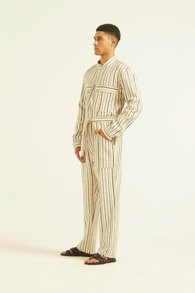 STRIPE JUMPSUIT - dash and dot dash and dot