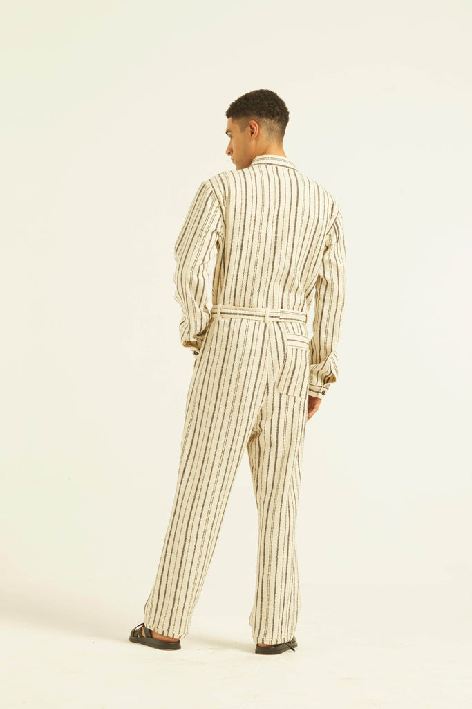 STRIPE JUMPSUIT - dash and dot dash and dot