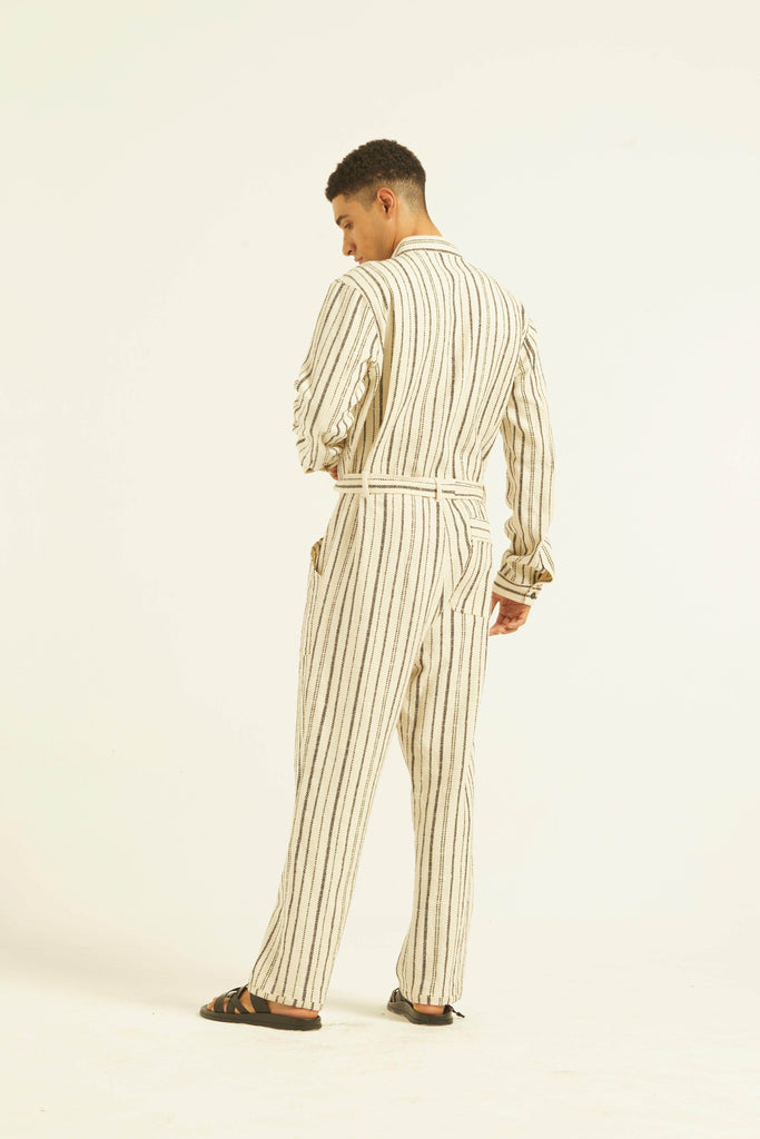 STRIPE JUMPSUIT - dash and dot dash and dot