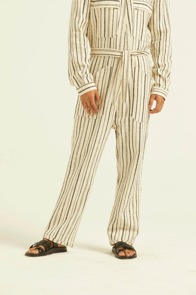 STRIPE JUMPSUIT - dash and dot dash and dot