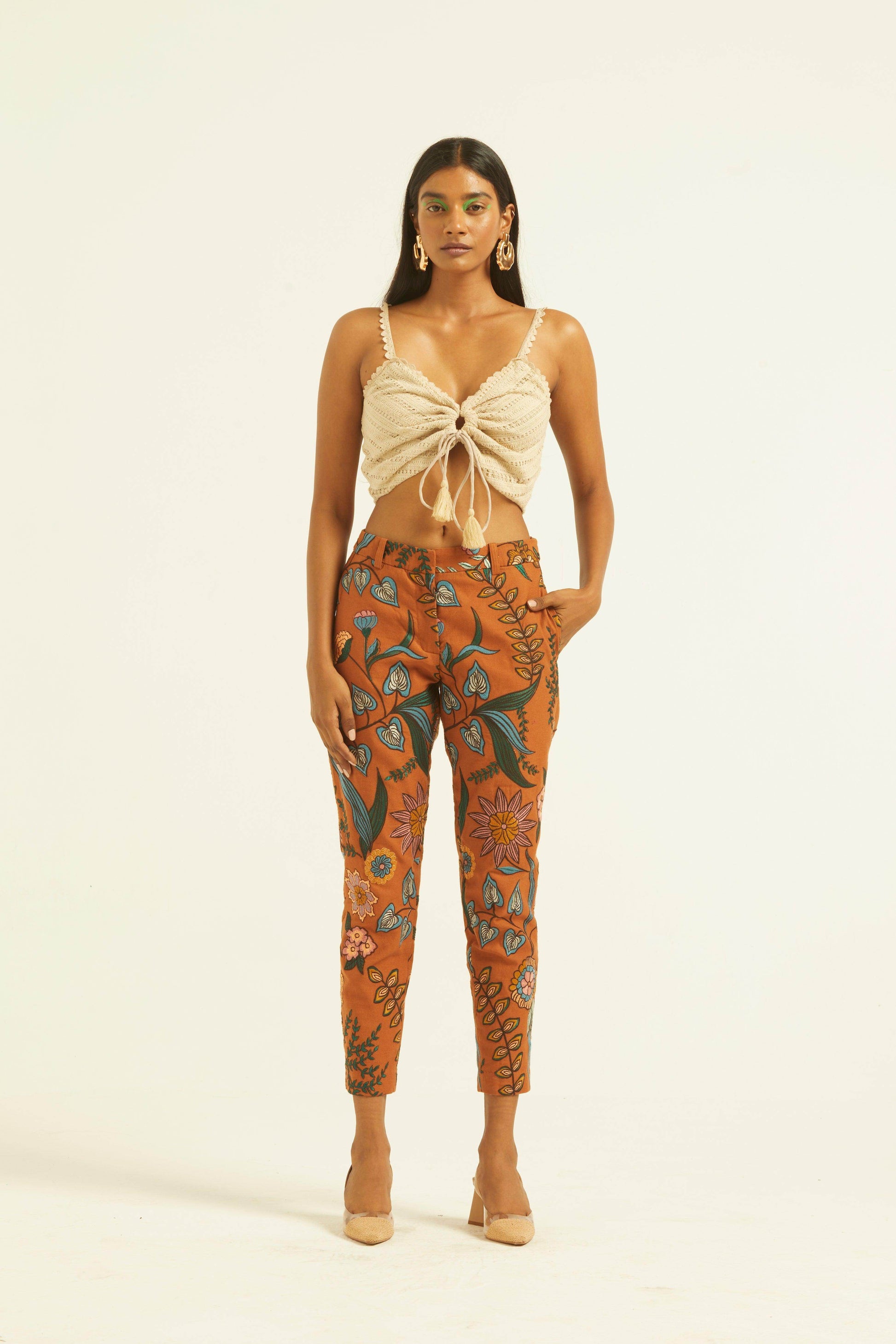 RUCHED LACE BRALETTE - dash and dot