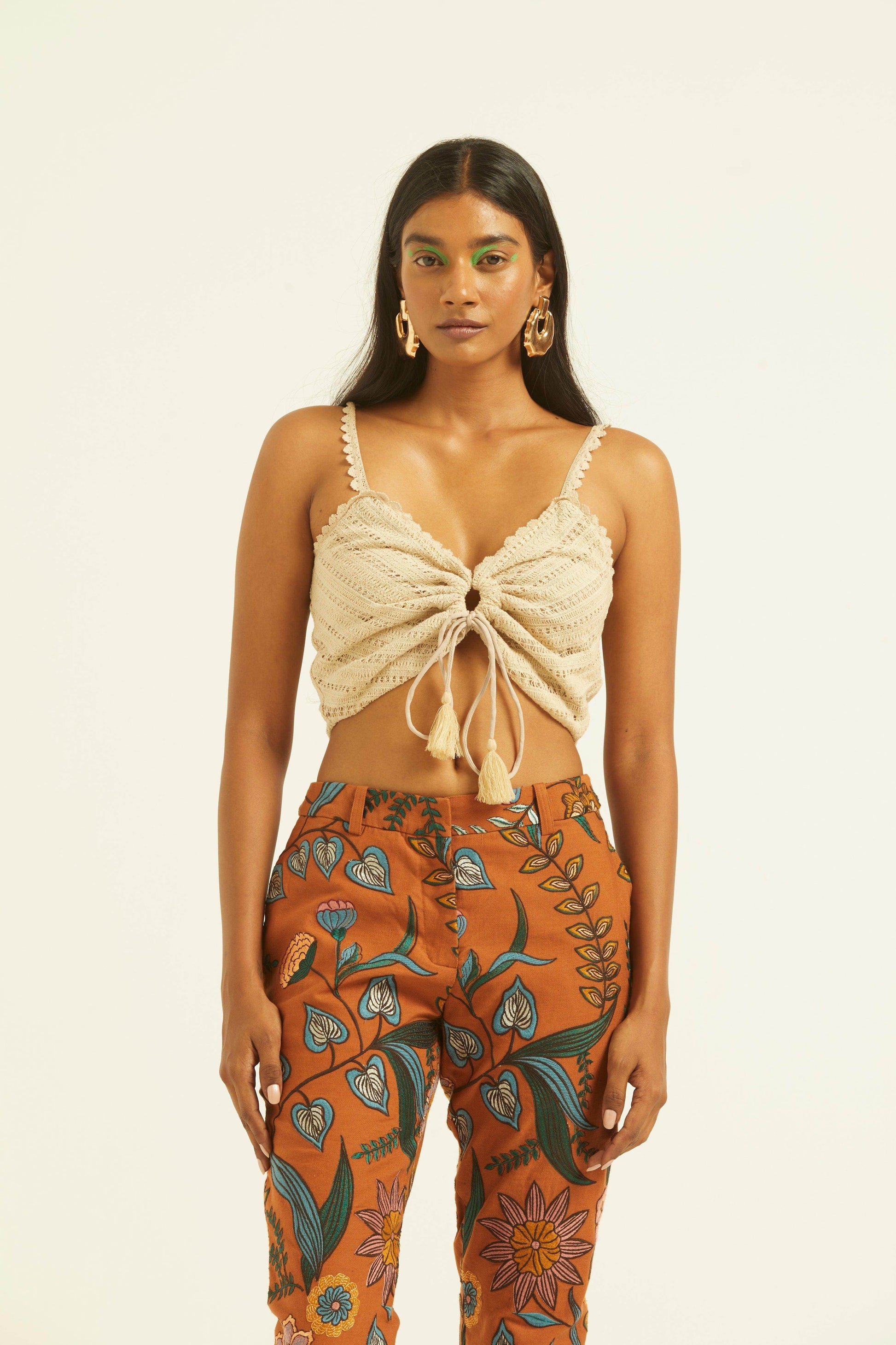 RUCHED LACE BRALETTE - dash and dot