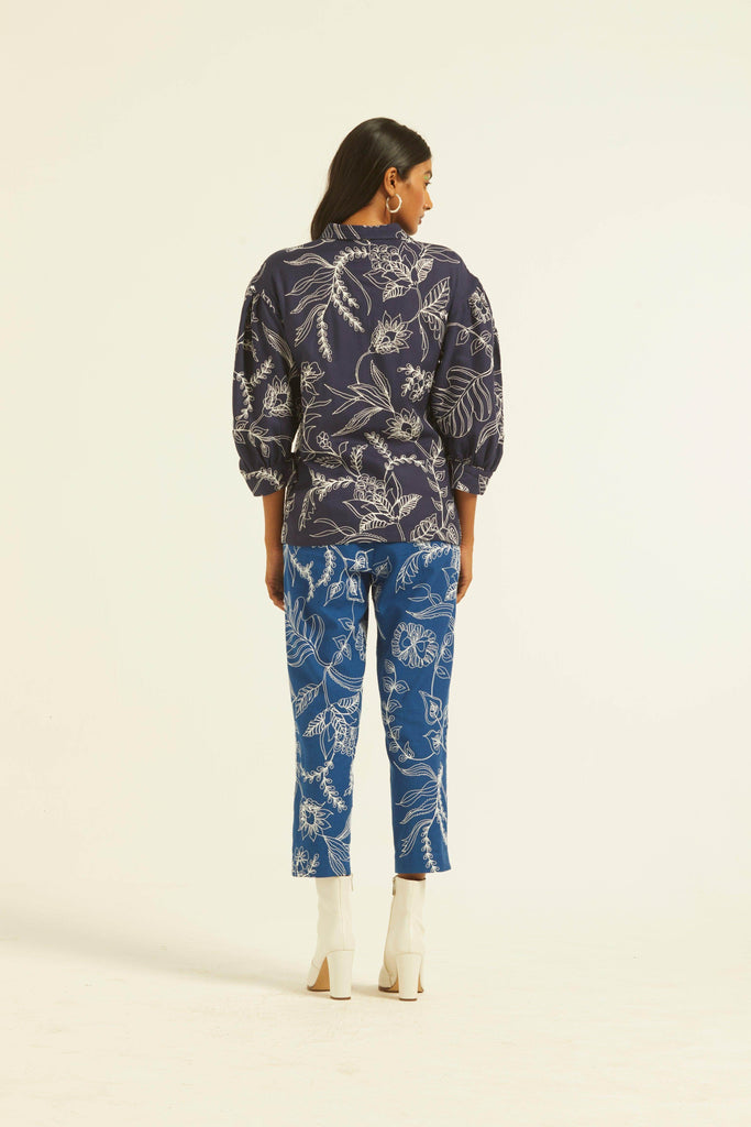 DORI EMBROIDERED PANT - dash and dot dash and dot