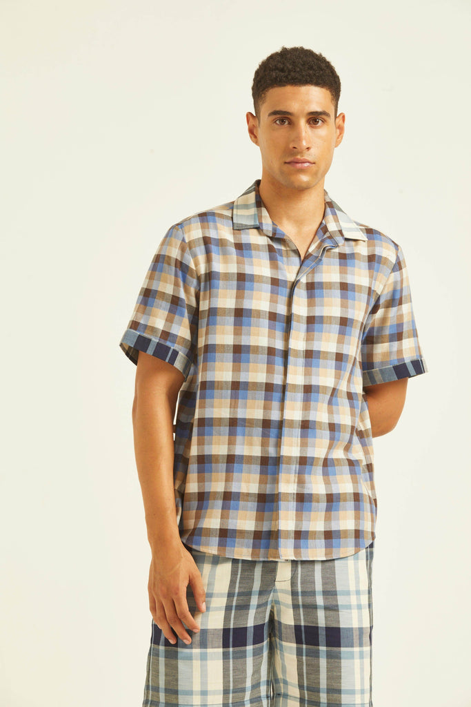 TWO CHECKS SHORTS SET - dash and dot dash and dot