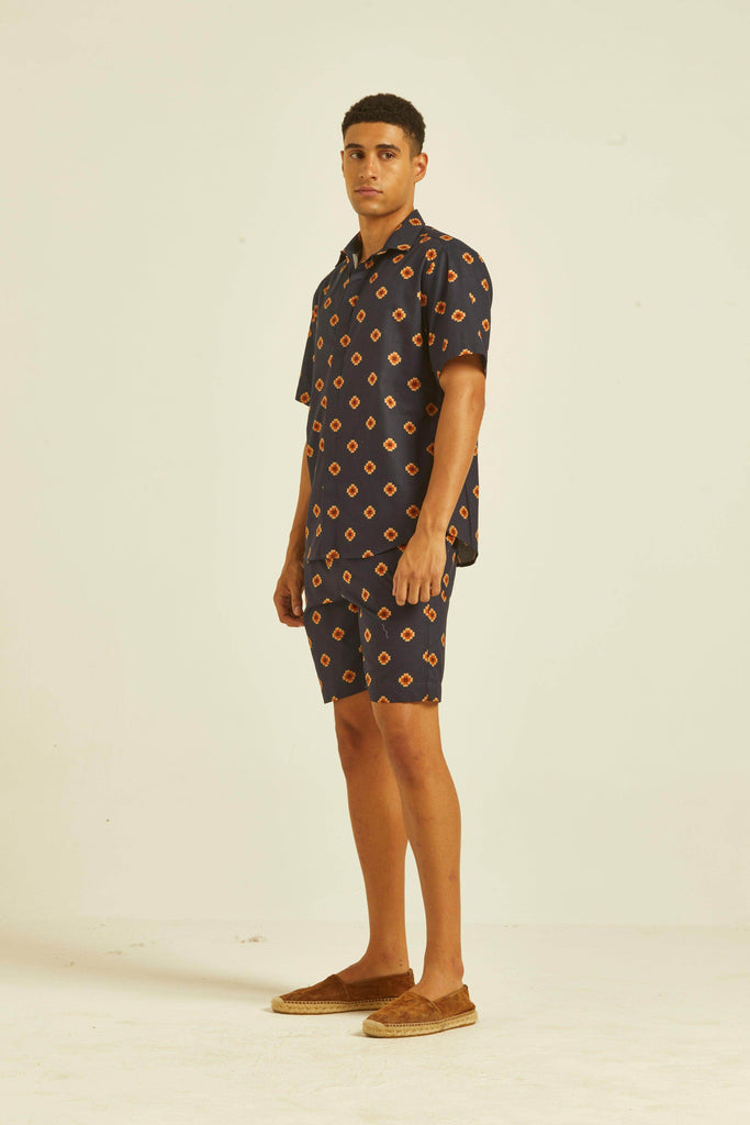 MULTI MOTIF SHIRT - dash and dot dash and dot