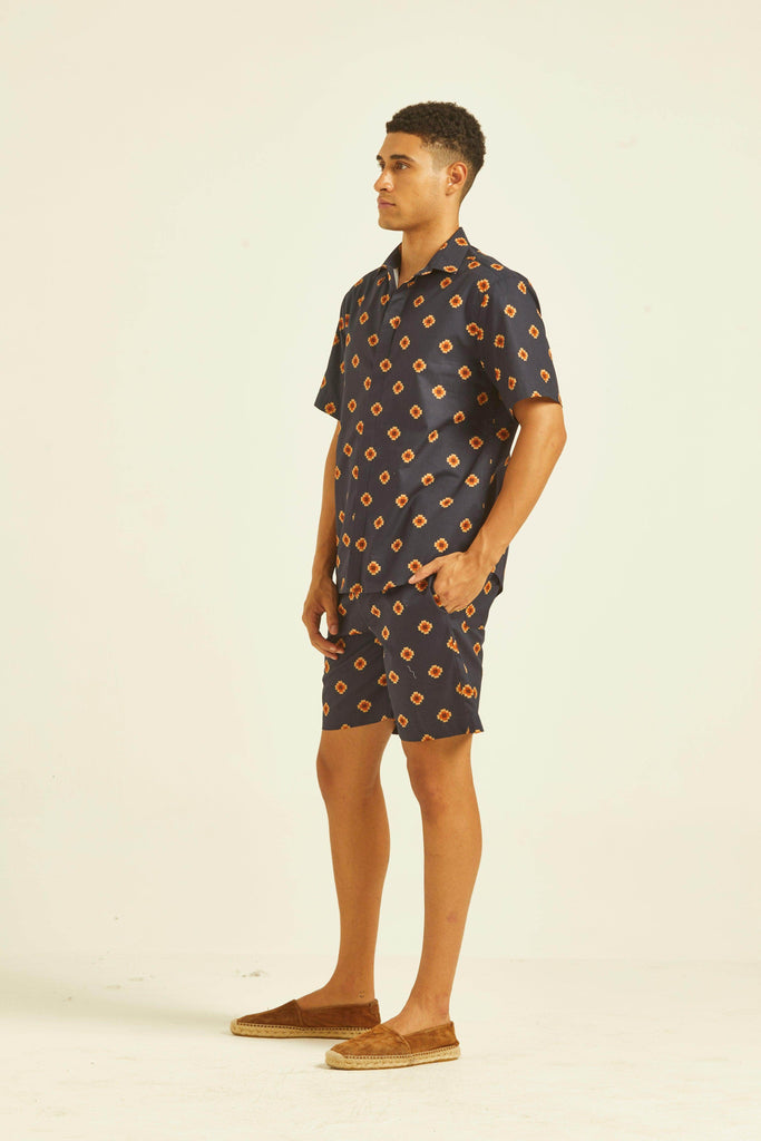 MULTI MOTIF SHIRT - dash and dot dash and dot