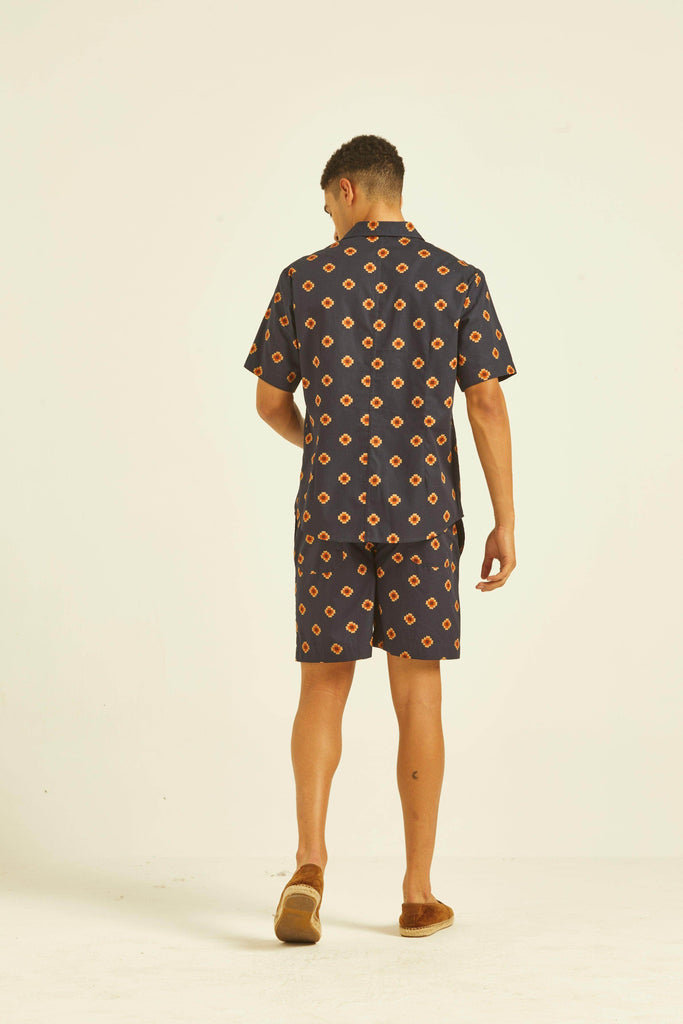 MULTI MOTIF SHIRT - dash and dot dash and dot