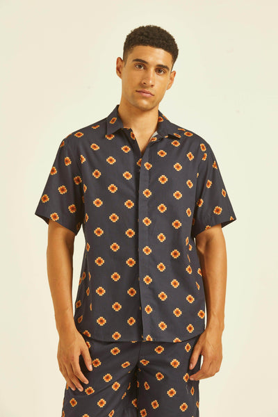 MULTI MOTIF SHIRT - dash and dot