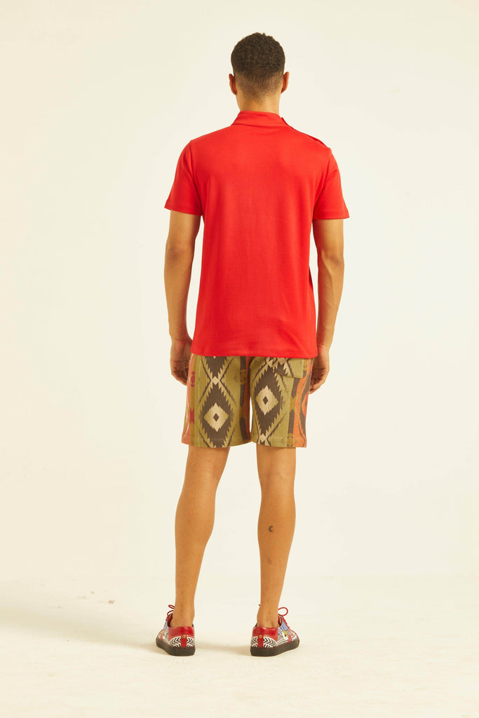 TRIBAL SHORTS - dash and dot dash and dot