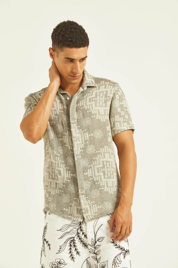 JACQUARD SHIRT - dash and dot dash and dot