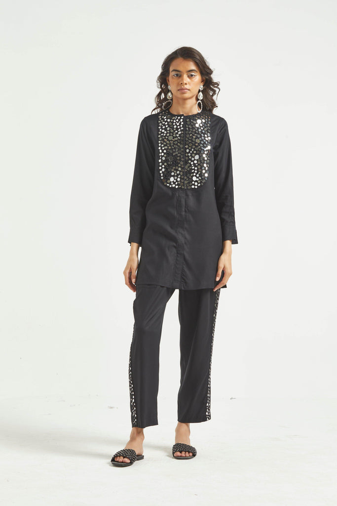 MIRROR EMBROIDERED SHIRT - dash and dot dash and dot