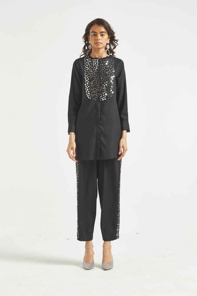 MIRROR EMBROIDERED PANT - dash and dot dash and dot