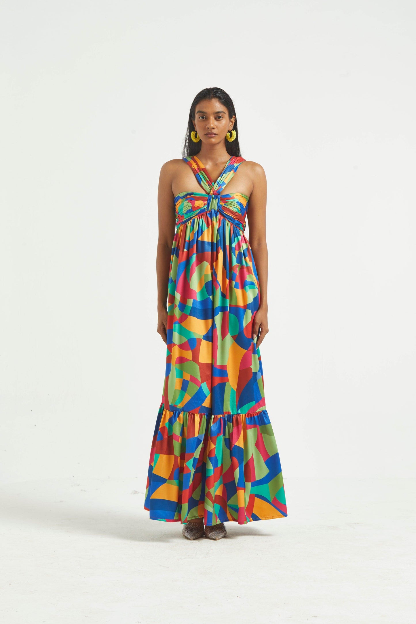 TIERED ABSTRACT MAXI - dash and dot