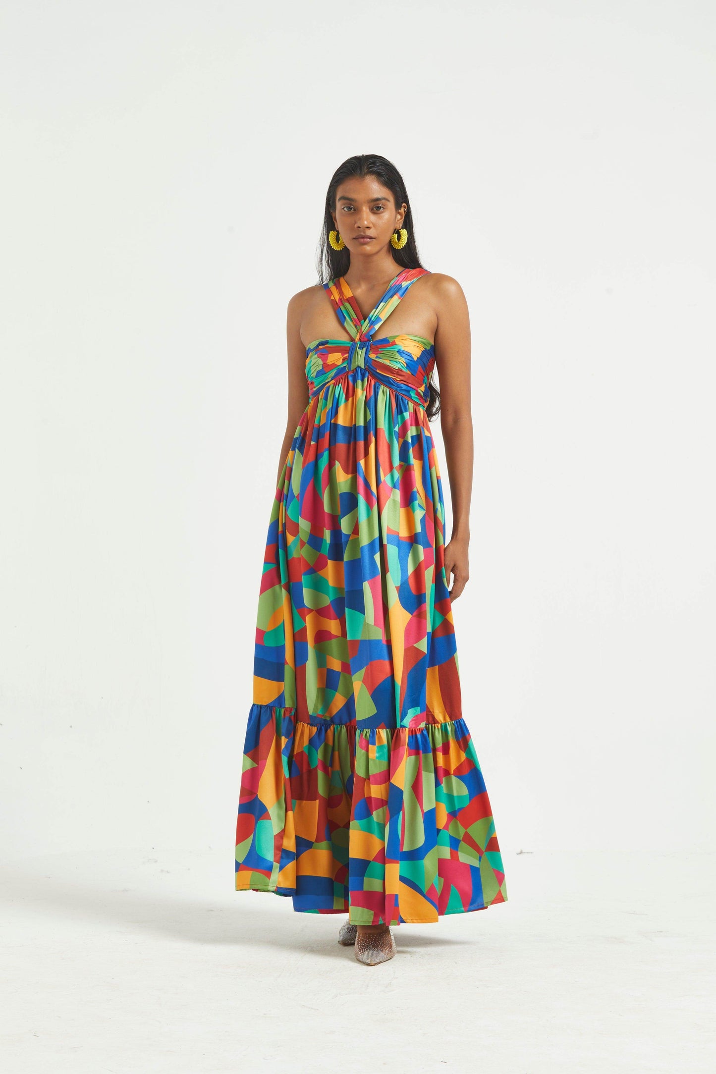 TIERED ABSTRACT MAXI - dash and dot