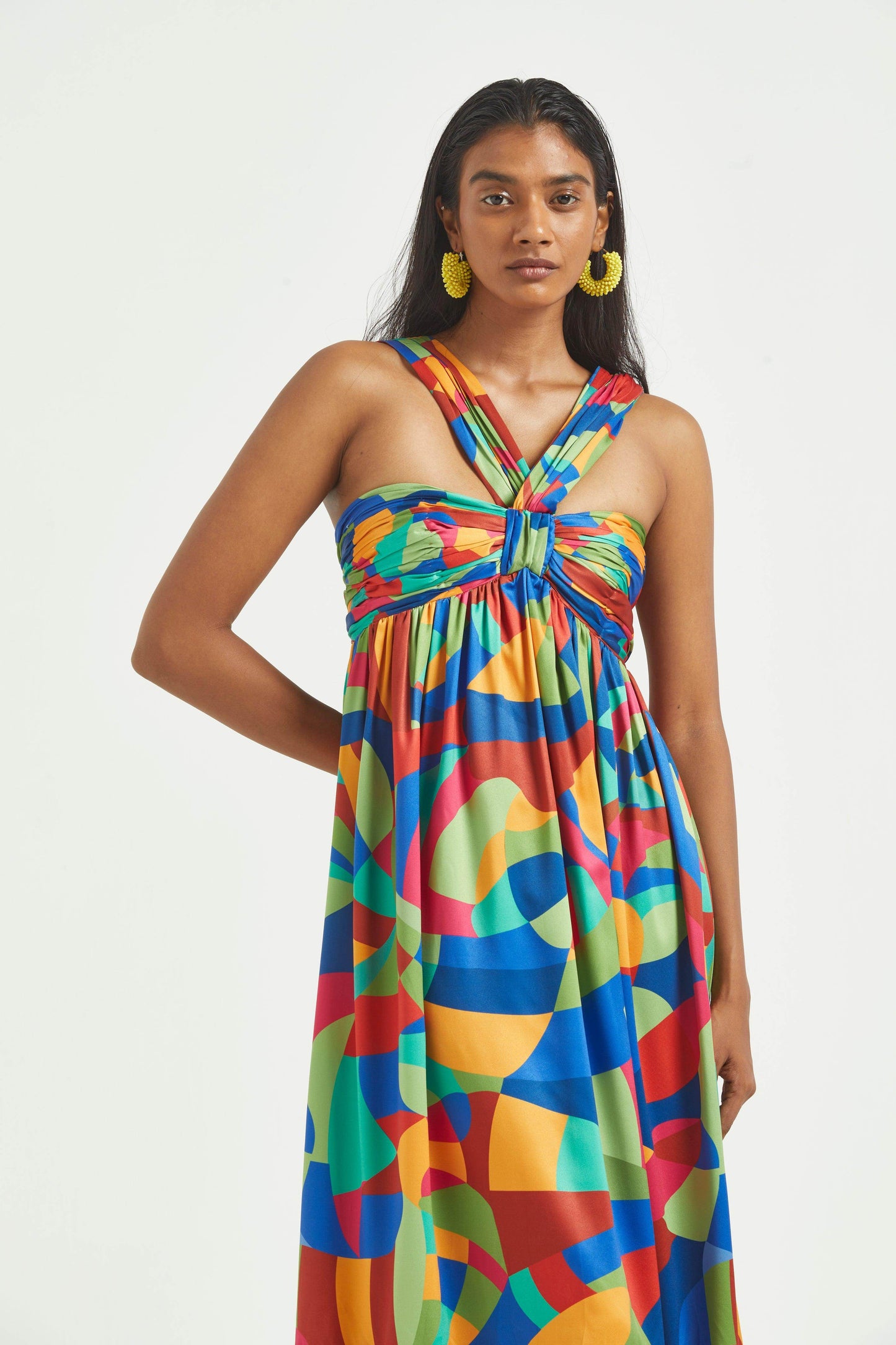 TIERED ABSTRACT MAXI - dash and dot